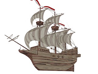 精细帆船模型 (8)